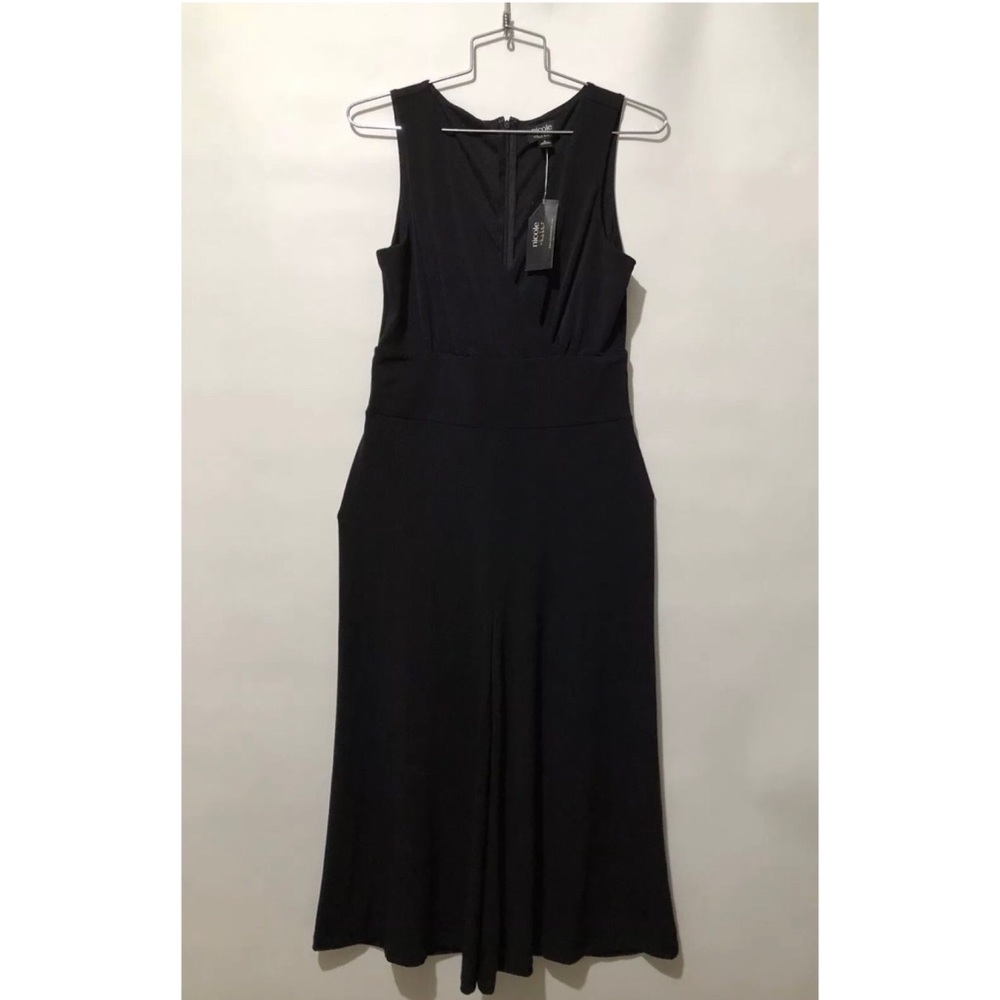 Nicole Miller Black Size S Cropped Jumpsuit